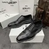 Berluti hommes chaussures en cuir formel Berlut nouveaux hommes Spada veau à lacets Derby haute qualité poli tête ronde robe d'affaires Rj