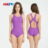 Draag Women Professional One Piece Training Swimwear Vrouw Monokini Water Sport Racing Competition Sharkskin Swimsuit Bathing Suit