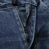 Jeans pour hommes Hommes Marque Slim Fit Bleu Stretch Denim Pantalon Printemps et Automne Casual Homme Mode Sreetwear Pantalon Cowboys