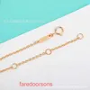 High Quality Tifannissm Stainless Steel Designer Necklace Jewellery S925 Sterling Silver kink Knot female 18k rose gold full diamond pendan