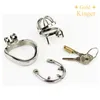 CHASTE BIRD Male Stainless Steel Cock Cage with Penis Barbed Ring Chastity Device Adult Belt Stealth Lock Sex Toys A273 240102