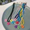 Pendant Necklaces Draweye Candy Color Beads Necklace For Women Cherry Sweet Korean Fashion Ins Collares Para Mujer Kawaii Retro Jewelry