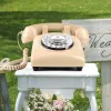 Магнитофон Аудио Гостевая книга Телефон Свадебный телефон Сообщение Аудио Гостевая книга Телефон Свадебный антикварный телефон