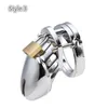 High Quality Chastity Cock Cage Alloy Metal Device Three Style Ring Sex Toys For Men Penis Adult Games 240102
