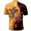 Heren Polo's 2024 Zomer Shirts Dames Voor Mannen Gepersonaliseerde Naam Aboriginal Hagedis Met Dot 3D Gedrukt Korte Mouw T tops Camisas
