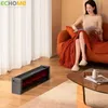 Home Heaters Electric Heater 3D Simulation Flame Warmer Quick Heating Household Floor Warm Air Blower Winter Electric Fireplace Skirting Line J240102