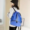 Sacos de compras cordão feixe boca saco de basquete simples esportes ao ar livre yoga exercício mochila futebol estudante bola corda