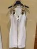 Повседневные платья Сексуальное тонкое платье-комбинация 2024 Осень без рукавов внутри с сарафанным пакетом Хип-юбка Огонь