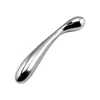 Heavy stainless steel double fake dildo G Spot wand anal beads butt plug metal prostate massager vaginal female sex toy women 240102