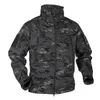 Vinter Military Fleece Jacket Men Soft Shell Tactical Waterproof Army Camouflage Coat Airsoft Clothing Multicam Windbreakers 240102