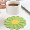 Masa paspasları silikon trivet tencere tutucular kurutma paspas kaymaz yalıtım ayçiçeği tutucu placemat tencereler için mutfak aleti