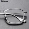53229 rétro carré pur haut de gamme hommes lunettes optiques cadres hommes femmes mode optique lunettes 240102