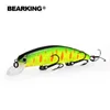 BEARKING Minnow Vissen Lokken 110mm Topwater Hard Aas Wobbler Jig Bait Crankbait Karper Gestreepte bas Pesca Visgerei SwimBait 240102