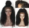 360 Lace Frontal Wig Brésilien Vague d'eau 130 Densité Perruques de cheveux humains pour les femmes noires Non Remy 360s Lacets noeuds blanchis Pre Pluc8780797