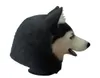 Máscaras de festa Engraçado Halloween Truque Simulação Animal Husky Cabeça de Cão Material de Proteção Ambiental Material Máscara de Látex Decoração 17359091