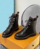 Luxus Designer Damen TERRITORY FLAT RANGER Leder Biker Boots Lady Desert High Top Martin Sneakers mit Box2851622