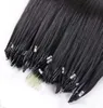 The Most Comfortable Remy Nano Ring Human Hair Extension Black Brown Blonde Color 100s Micro Loop Beads 70g 80g 141885909