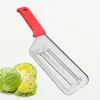 Vegetabilisk skivkniv Kök frukt Vegetabiliska verktyg Dubbel 2 Blad Skivning Kök Knife Fish Scale Cleaner Knive Cabbage Slicer LL