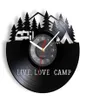 Orologi da parete Live Love Camp Summer Camping Orologio dal design moderno Orologio Camper Mave Cave Decor Glamping Adventure Vintage Timepieces1266616