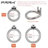 FRRK Cub Chastity Cage Adults Sex Toys for Men Penis Rings Steel Bondage Erotic Product Sexual Shop Male Masturbation Tool 240102