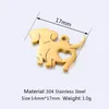 Charms 5Pcs/Lot Cute Animal Love Shape Pet Dog Pendant King Charles Spaniel Metal Stainless Steel DIY Jewelry Making Accessaries