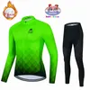 Barn Winter Thermal Fleece Cycling Jersey Set Cykelpojkar Cyklingkläder Varma cykel Barn Cykelkläder Dit Maillot240102