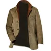 Jaqueta masculina do vintage 2023 outono inverno quente masculino outerwear roupas moda casaco de couro artificial para casacos de manga longa y231229