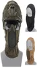 Taktische Kopfbedeckung Maske Airsoft Half Face Mesh Maske Radfahren Jagd Paintball Schutzmaske Shadow Fighter Headgear5519367