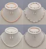 89mm Natural Akoya Cultured Pearl Necklace Bracelet Earrings Jewelry Set informati8429756
