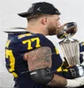 Maglia da calcio Michigan Wolverines McCarthy Blake Corum Morris Wilson College Maglia da uomo 2024