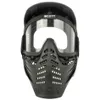 Lente a doppio strato Sport airsoft paintball CS Occhiali antiappannamento antiproiettile maschera integrale visiera7136786