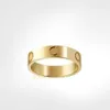Novo anel de amor joias de luxo anel de ouro para mulheres liga de aço de titânio banhado a ouro acessórios de moda nunca desbota, não é alérgico