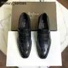 Berluti Zapatos de cuero para hombre Formal Berlutis Nuevo calzado Gaspard para hombre Lefu con cuero de vaca pulido y patrón de piedra Casual Business Rj