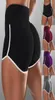 Kvinnors träning shorts mjukt gym yoga shorts middlehigh midjan bulfting sports leggings ser88904555339571239