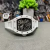Керамические дизайнерские часы Richard's, мужские роскошные безель Richa Milles RM035 Rafael Nadal, автоматические механические часы с резиновым ремешком, наручные часы HTYT, водонепроницаемые, с коробкой