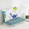 Cuscino per bambini in puro cotone delicato sulla pelle Cuscino super morbido per dormire per bambini Cuscino speciale per pisolino lavabile rimovibile per la scuola materna 240102