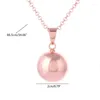 Chaînes boule 40 "longue chaîne collier Bola pendentif cadeaux pour femmes maman