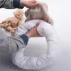 1pc 태어난 아기 원형 베개를위한 아기 원형 베개 소품 스튜디오 포스터 액세서리 포즈 콩 가방 베개 240102