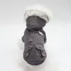 Vestuário de cachorro roupas de inverno quente filhote de cachorro jaqueta casaco para cães pequenos gatos chihuahua yorkie à prova de vento hoodies roupas para animais de estimação traje militar