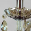 Wall Lamp Glass Arm Crystal Bedroom Bedside Dining Room Sconce Protective Antique Candle Light Nordic LED Lighting Fixtures