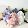 Moda çocuk okul çantaları tavşan taşınabilir sırt çantaları çocuklar seyahat sırt çantaları sevimli erkek ve kız okul kitap sırt çantası 20L 240102