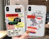 Retro Bar Code LabeCell Phone Cases lWith Airbag Covers For iPhone 12 11 Pro Max XR XS X 8 7 6 Plus Soft TPU Cover Whole DHL f5666965