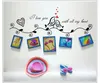 Muurstickers Mode Pos Frame Liefdevolle Vogel Hart Decals PVC Woonkamer DIY Home Decor GR5