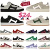 adidas campus 00s 00 Designer Flat Casual Shoes Pink Cloud White Black White Gum Bark Amber Tint Top Quality Mens Women Loafers Tennis Trainers Sneakers 【code ：L】