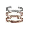 Bangle Vintage Pure Copper Estilo Étnico Pulseira Magnética Abertura Ajustável Saúde Energia Ímã Jóias Femininas