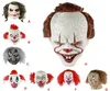 Halloween Scary Clown Mask Długie włosy Duch Scary Maska Props Gduge Ghost Hedging Zombie Mask Realistic LaTex Maski Wystrój imprez 4915195