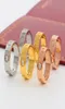Titanium Steel Fashion Jewelry Women Ring Mens Wedding Rings Set Diamond Rose Gold Engagement Rings 6mm2974042