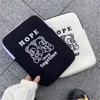 Ins Bear Cute Laptops Notebook Case Tablet Sleeve Cover Bag 11" 12" 13" 15" 15.6" Matebook Retina 14 Inch Laptop Case 231229