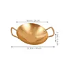 Pannen Golden Ear Amphora Anti-aanbak kookgerei Campingpot Roestvrijstalen huishoudpan