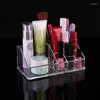 Boîtes de rangement multifonctions pour maquillage, étui de rouge à lèvres, boîte de rangement, présentoir, support de bijoux cosmétiques